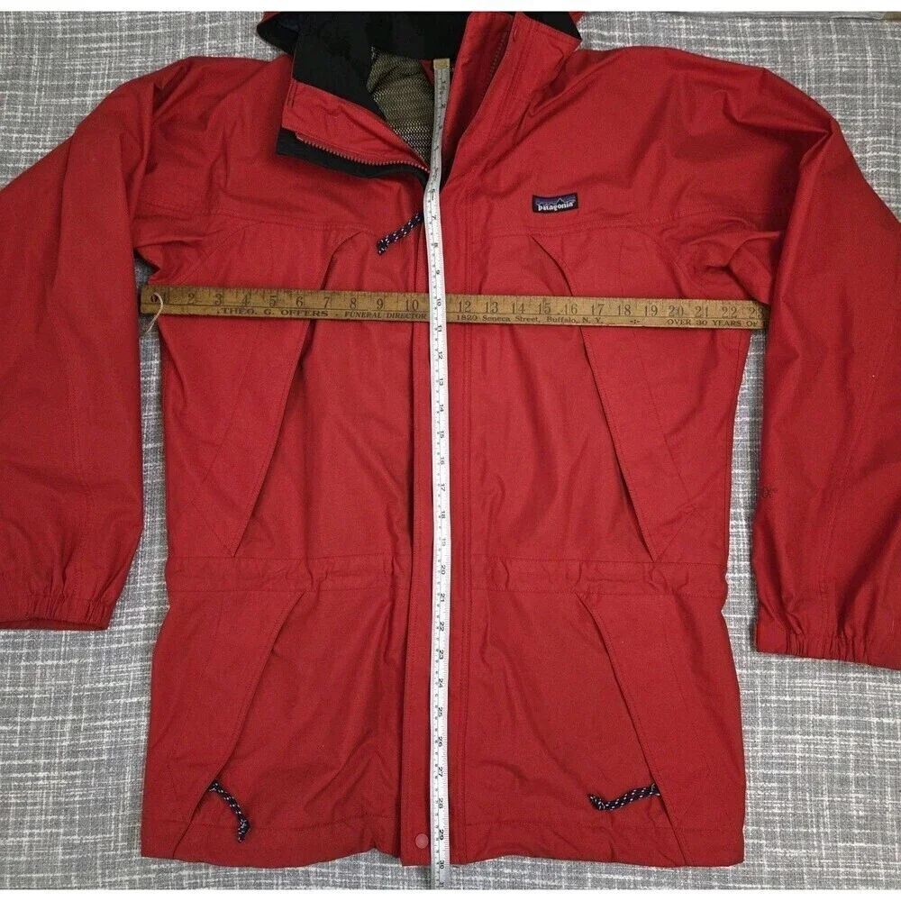 Patagonia Storm Jacket Gore-Tex Multi-Season Shell Hood Red Men's S SEE DESC